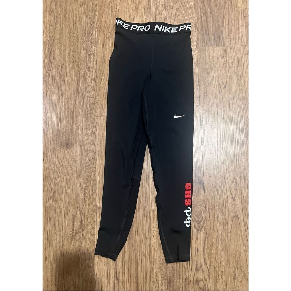 Nike Pro Womens Black Dri-fit Full Leggings size XS